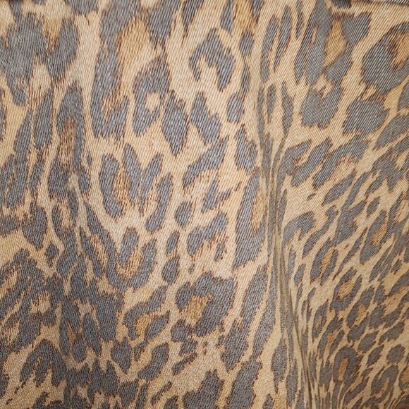 Style & Co Brown/Black Leopard Print Denim Jacket - Picture 10 of 10